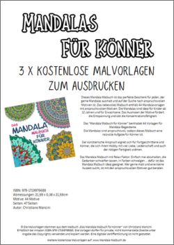 Kostenlose Mandalas für Könner Ausmalbilder aus dem Mandala Malbuch für Könner pdf grafik