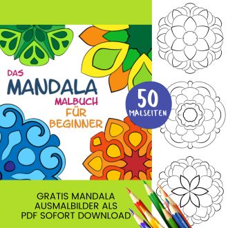 Mandalas für Anfänger Ausmalbilder - Kostenlose Anfänger Mandala Malvorlagen zum Ausdrucken Header